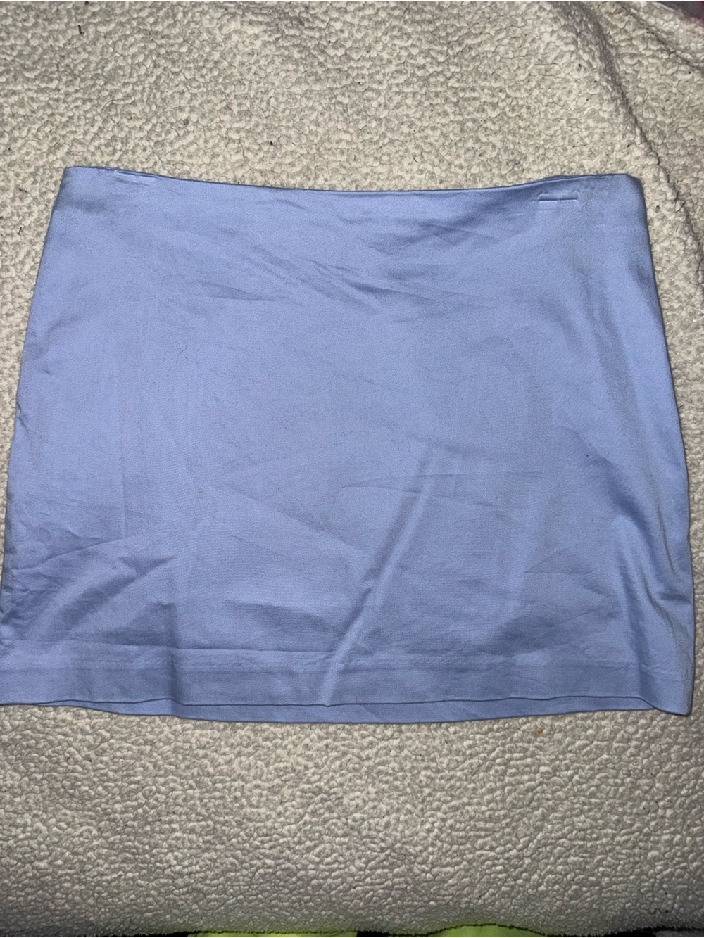 Express Classic Light Blue Women's Stretch Mini Skirt
